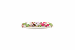 Bracelet fleurs rose & lilas