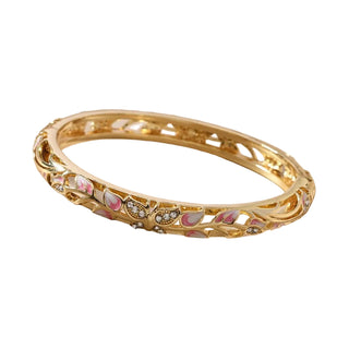 Bracelet papillon rose