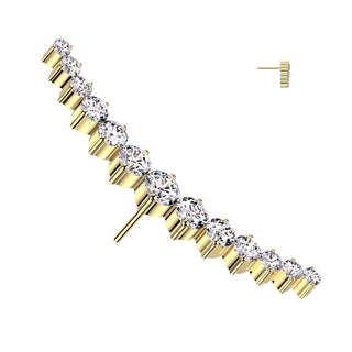Piercing Strass XXL - Titane