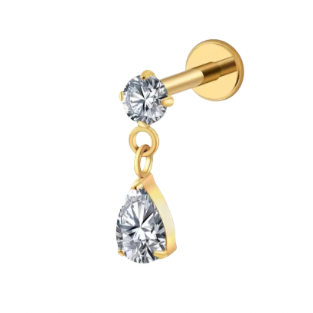 Piercing Goutte Dangle- Titane