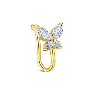 Faux piercing papillon - narine