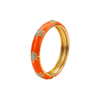 Bracelet étoile orange