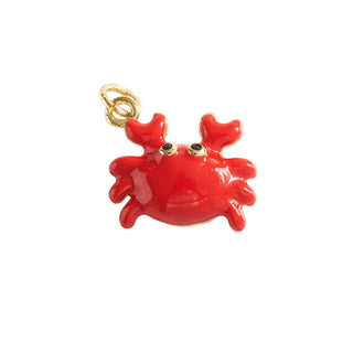 Charms crabe rouge
