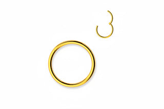 Piercing Anneau doré narine - Titane