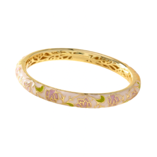 Bracelet crème lotus lilas