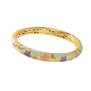 Bracelet vert d’eau lotus