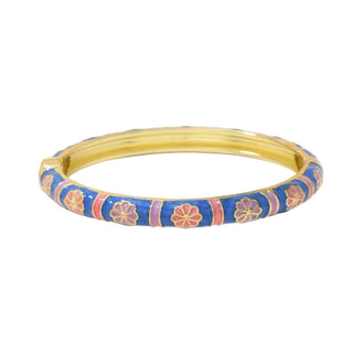 Bracelet bleu, lilas & saumon
