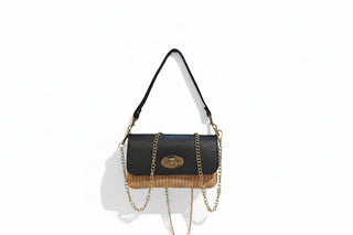 Sac raphia - noir