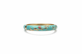 Bracelet bleu lianes