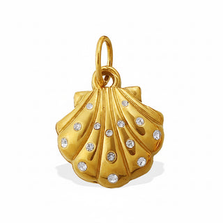 Charms coquillage strass