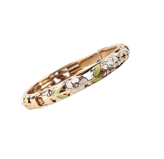 Bracelet fleurs blanches