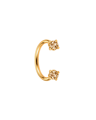 Piercing Horseshoe narine champagne - Acier