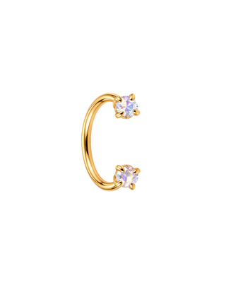 Piercing Horseshoe narine Irisé - Acier