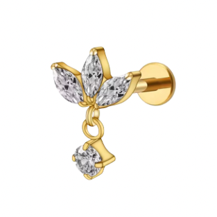 Piercing Marquise Dangle - Titane