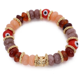 Bracelet œil en cornaline