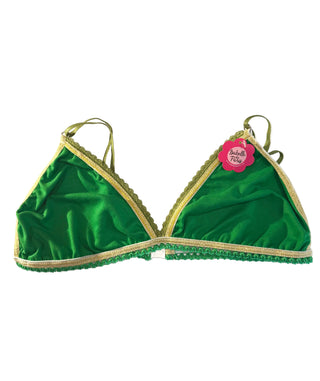 Haut de maillot de bain émeraude
