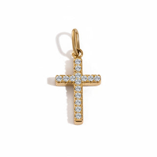 Charms croix strass