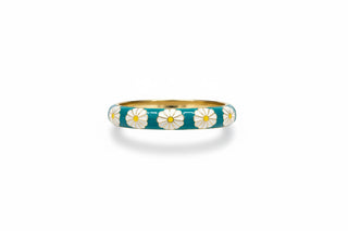 Bracelet pâquerettes bleu