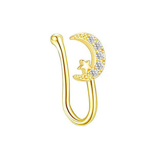 Faux piercing lune - narine