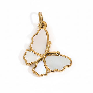 Charms papillon nacré