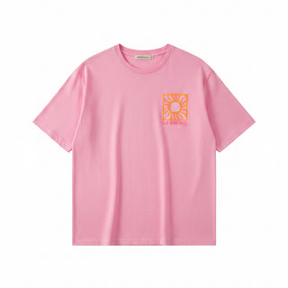 Tee shirt soleil rose