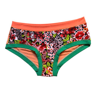 Culotte fleurs orange
