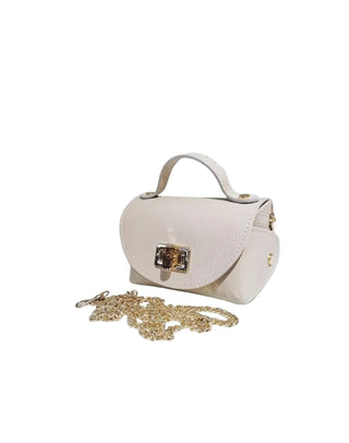 Sac en cuir crème