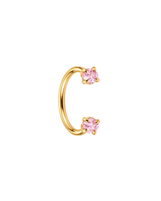 Piercing Horseshoe narine Rose - Acier