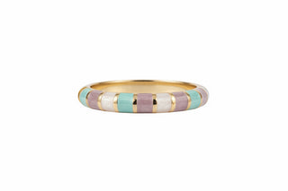 Bracelet Bleu, violet & blanc