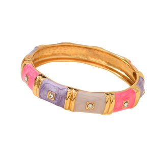 Bracelet carré rose