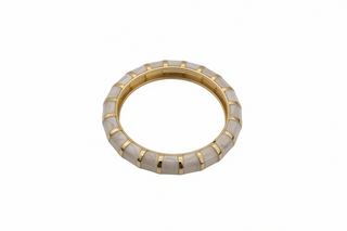 Bracelet blanc & doré
