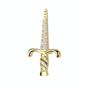 Piercing dague - Titane