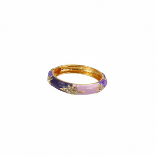 Bracelet étoile mauve