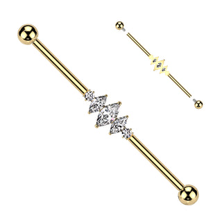 Piercing Industriel Baguette - Titane
