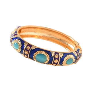 Bracelet Fresque - Bleu Nuit