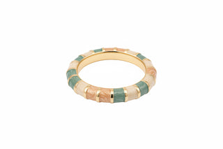 Bracelet Vert & nude