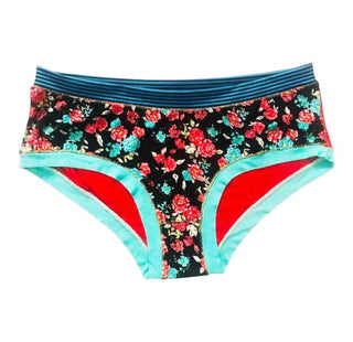 Culotte fleurs bleues