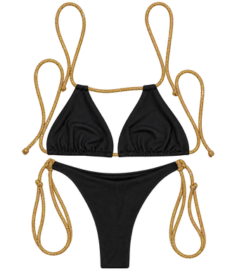 Bikini Onyx (noir) - Etape 1 : choisis ta lanière