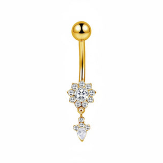 Piercing fleur orientale - Titane