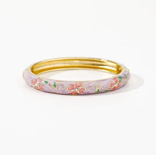 Bracelet lilas fleurs