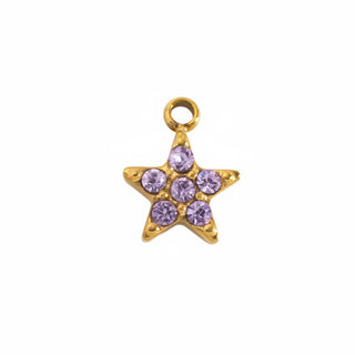 Charms étoile violette