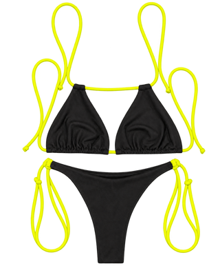 Bikini Onyx (noir) - Etape 1 : choisis ta lanière