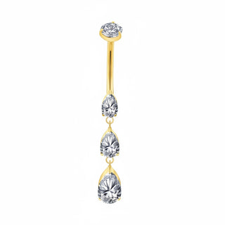 Piercing triple gouttes - Titane
