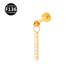 Piercing Baguette XL - Titane