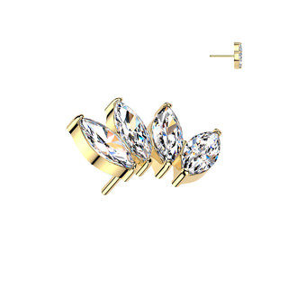 Piercing Marquise L - Titane