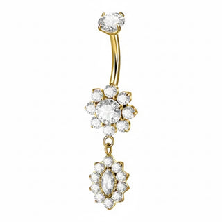 Piercing Fleur XXL - Titane