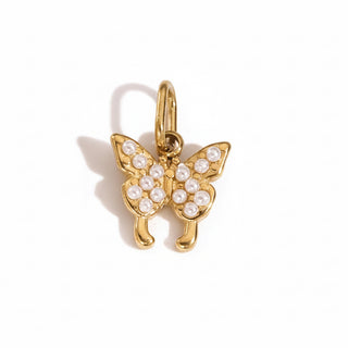 Charms papillon perles