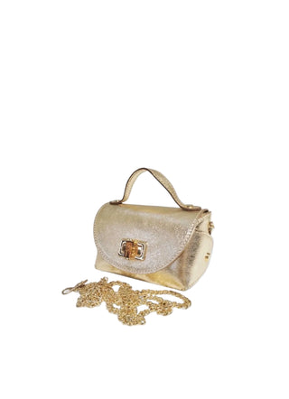 Sac en cuir doré
