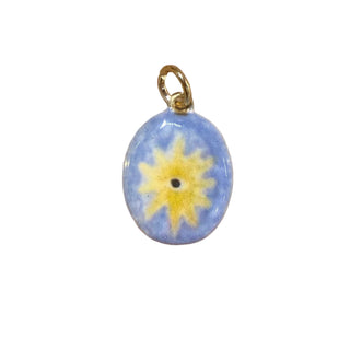 Charms œil soleil jaune