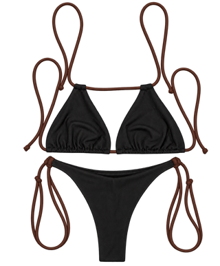 Bikini Onyx (noir) - Etape 1 : choisis ta lanière